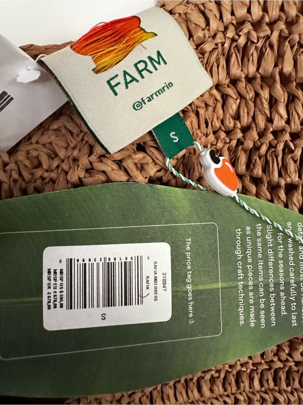 Farm Rio Ratfia Midi Dress - Picture 5 of 5